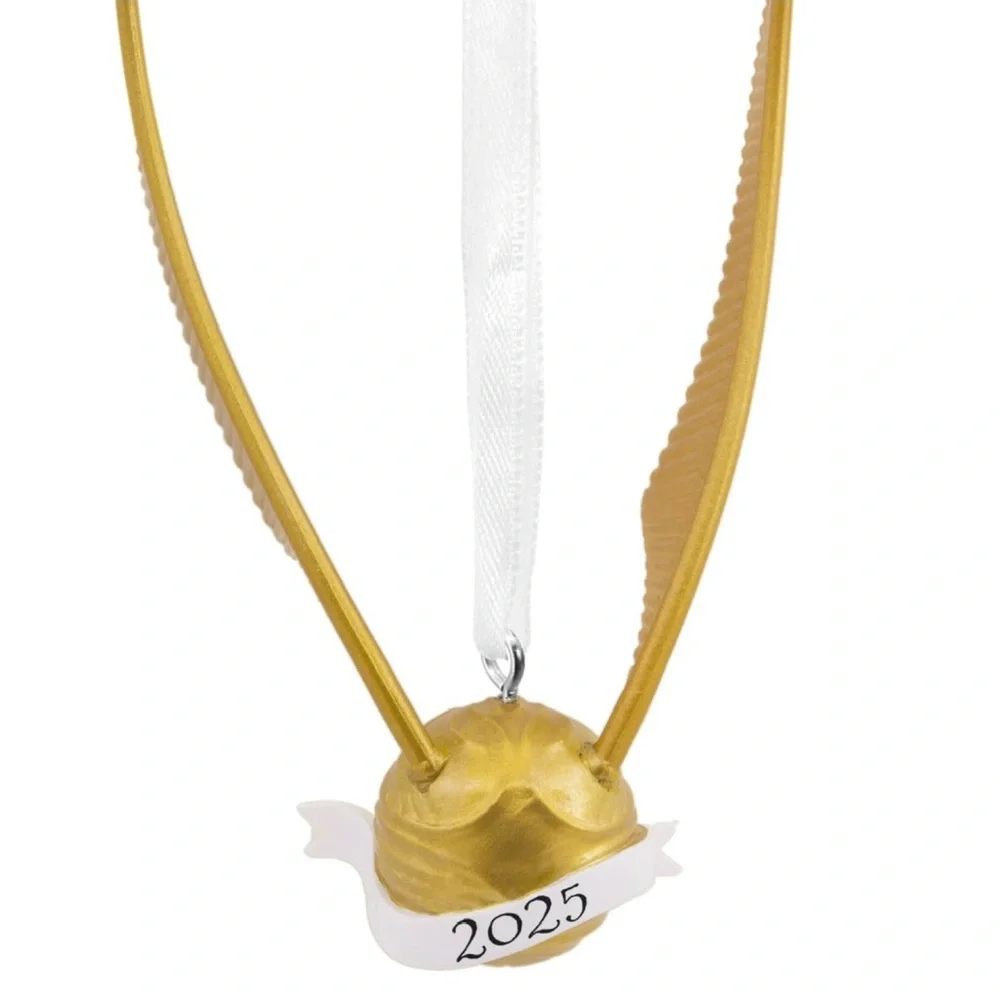 Hallmark Harry Potter “2025 Golden Snitch” Christmas Ornament (NWT)